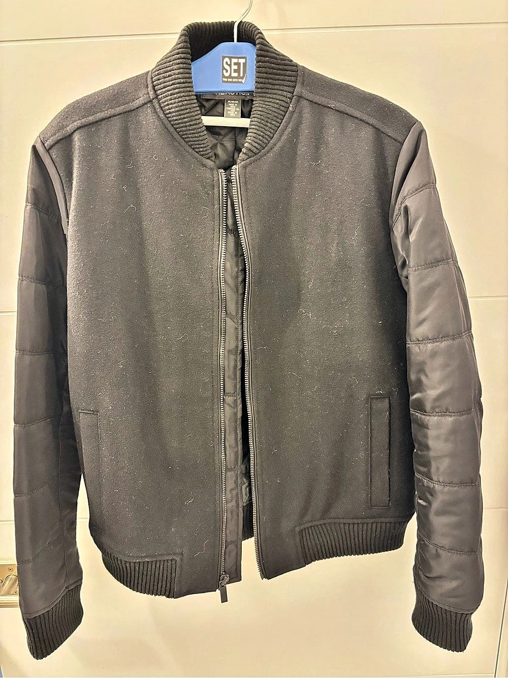 Kenneth & Cole Bomber Jacket in Black